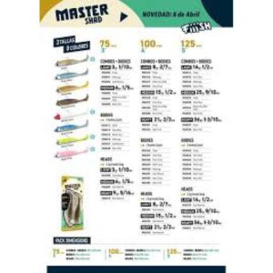 MASTER SHAD 125 - Combo - Heavy 36g