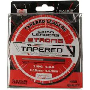 TAPARED SHOCK LEADER RED STRONG