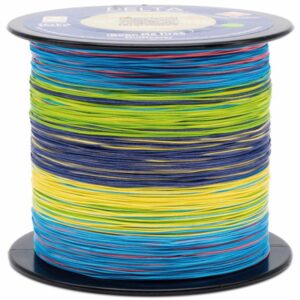HILO DELTA MULTICOLOR 1000MTS TEFLON 8 BRAID 0.46MM 106LB