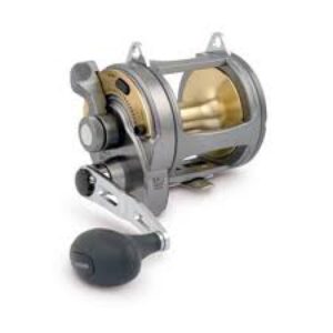 Vista general del carrete Shimano Tyrnos Multiplier 30 2-Speed para curricán, embarcación y pesca big game.