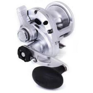 Vista general del carrete Shimano Speed Master II 8LB Right Hand para pesca desde embarcación y curricán ligero.
