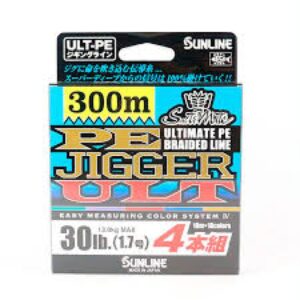 SUNLINE PE JIGGER ULT X4 300M MULTICOLOR