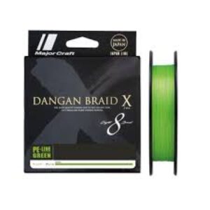 MAJOR CRAFT DANGAN BRAID "X" X8 200M LIGHT GREEN