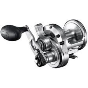 Vista general del carrete Shimano Speedmaster 25LD II para pesca desde embarcación, curricán y big game.