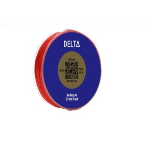HILO DELTA TEFLON 8 BRAID ROJO 150 MTS