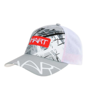 GORRA HART GRIS Y BLANCA