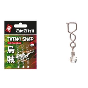 TATAKI SNAP WITH ROUND BEAD