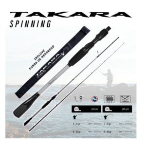 CAÑA TURKANA SPARUS TAKARA SPINNING 2.43CM 8/35GR
