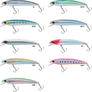 Vista general del señuelo Yo-Zuri Pin’s Minnow 50mm 2g floating para spinning ultraligero.