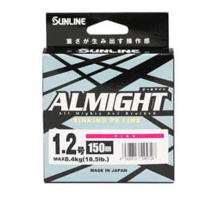 Sunline Almight Sinking PE 0.8 150 m Pink